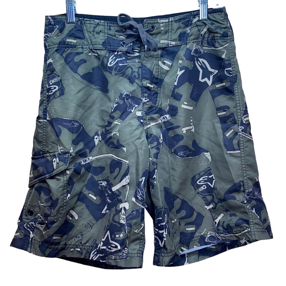 Alpinestarts Motocross Boots Camo Board Shorts 30